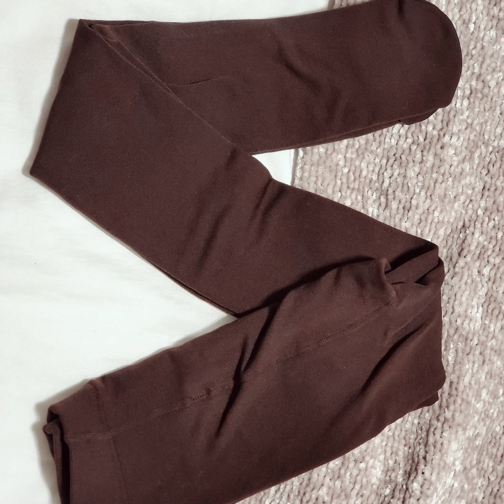 Fleece Lined Microfiber Tights